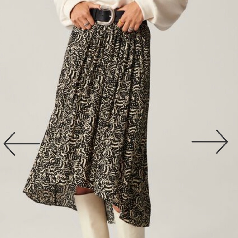 NWT Ba&sh high-low hem tulip skirt